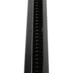 Black Steel Straight New Mud Flap Hangers 30" Pair 2.5" Semi Truck Spring Loaded