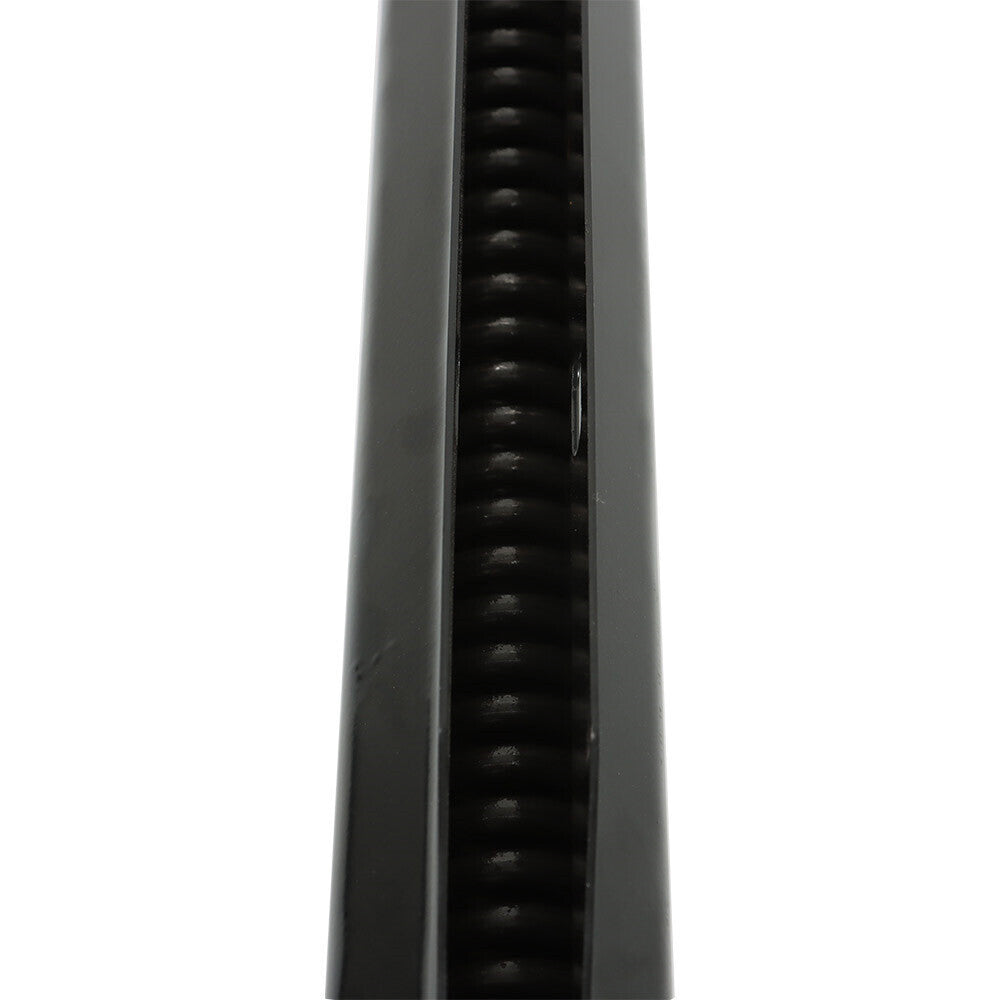 Black Steel Straight New Mud Flap Hangers 30" Pair 2.5" Semi Truck Spring Loaded