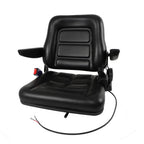 Universal Folding Seat For Tractor And Forklift With Slide/ Armrest/ Seatbelt