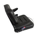 Universal Folding Seat For Tractor And Forklift With Slide/ Armrest/ Seatbelt