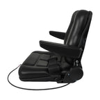 Universal Folding Seat For Tractor And Forklift With Slide/ Armrest/ Seatbelt