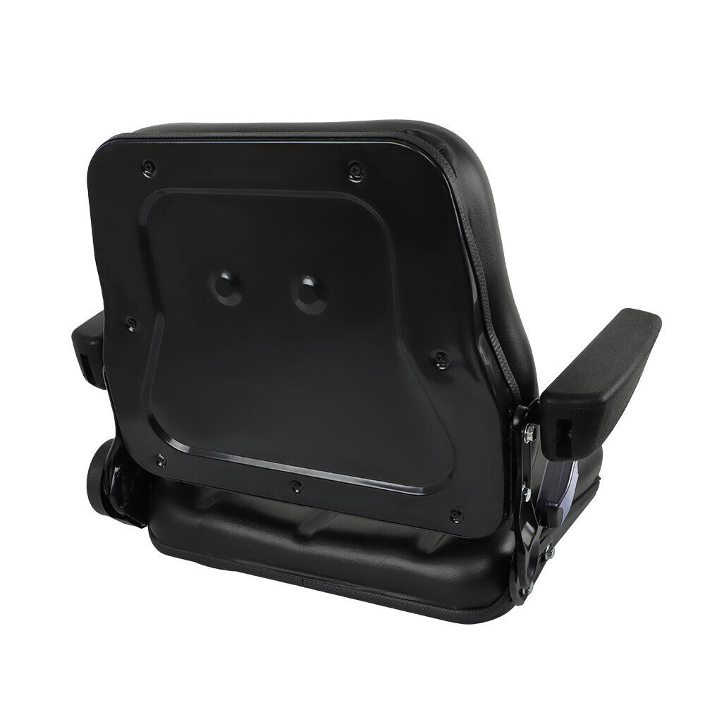 Universal Folding Seat For Tractor And Forklift With Slide/ Armrest/ Seatbelt