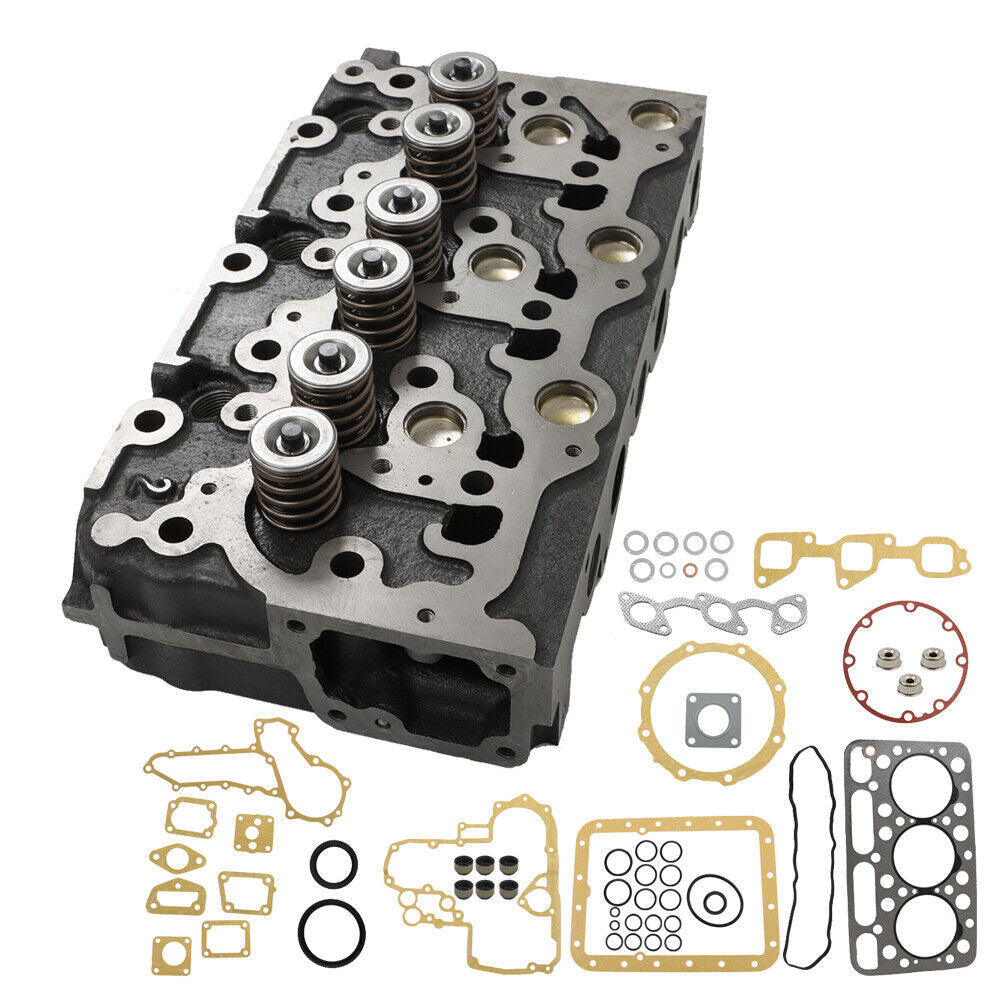 For Kubota Tractor L2900 L3000 L3010 Complete Cylinder Head Assy & Gasket D1503
