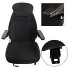 Black Seat Assembly For New Holland Loader Backhoe 555 555A 555B 555C 555D 555E