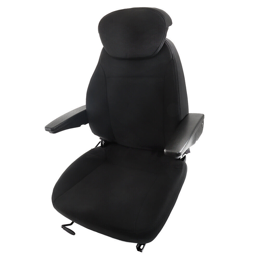 Black Seat Assembly For New Holland Loader Backhoe 555 555A 555B 555C 555D 555E