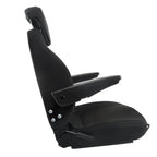 Black Seat Assembly For New Holland Loader Backhoe 555 555A 555B 555C 555D 555E