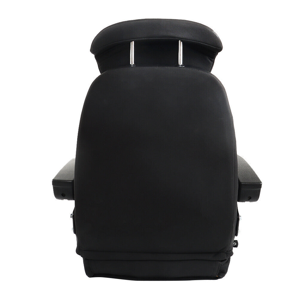 Black Seat Assembly For New Holland Loader Backhoe 555 555A 555B 555C 555D 555E