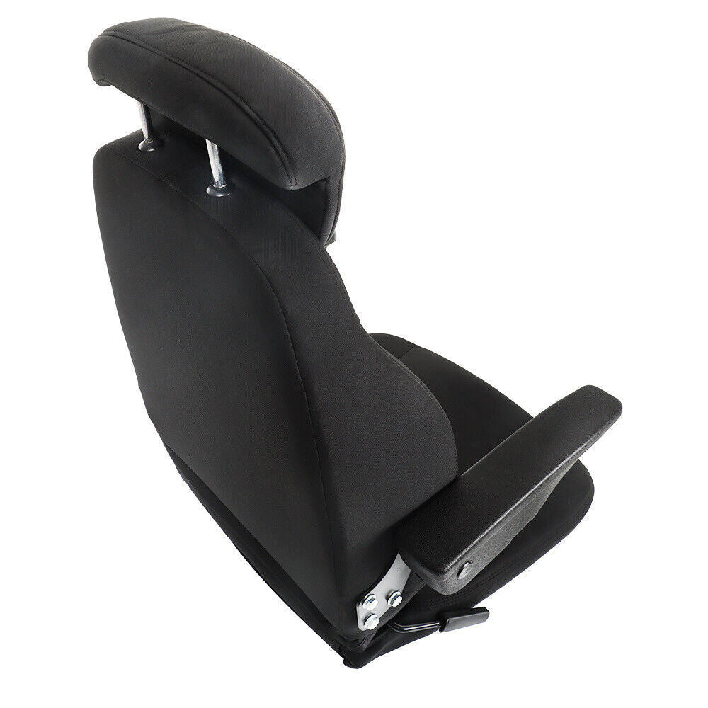 Black Seat Assembly For New Holland Loader Backhoe 555 555A 555B 555C 555D 555E
