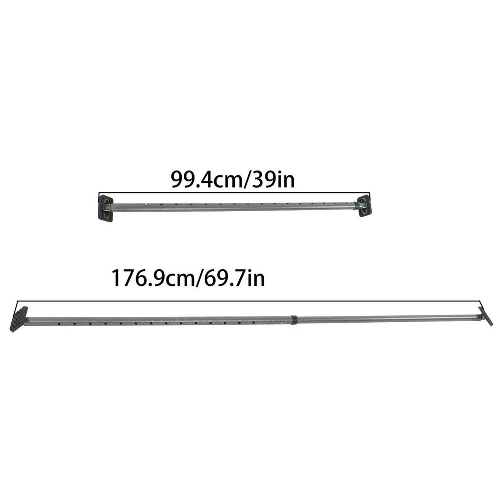 Adjustable from 40" to 73" Cargo Bar Truck Bed Bar 220 lbs Capacity Adjustable