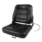 Forklift Seat Fold Down Tractor Seat with Adjustable Angle Back Universal