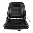 Forklift Seat Fold Down Tractor Seat with Adjustable Angle Back Universal