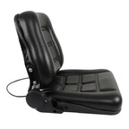 Forklift Seat Fold Down Tractor Seat with Adjustable Angle Back Universal