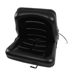 Forklift Seat Fold Down Tractor Seat with Adjustable Angle Back Universal