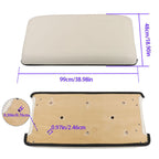 Seat Bottom Cushion Assembly 1979-2000.5 For Club Car DS Golf Cart Leather White