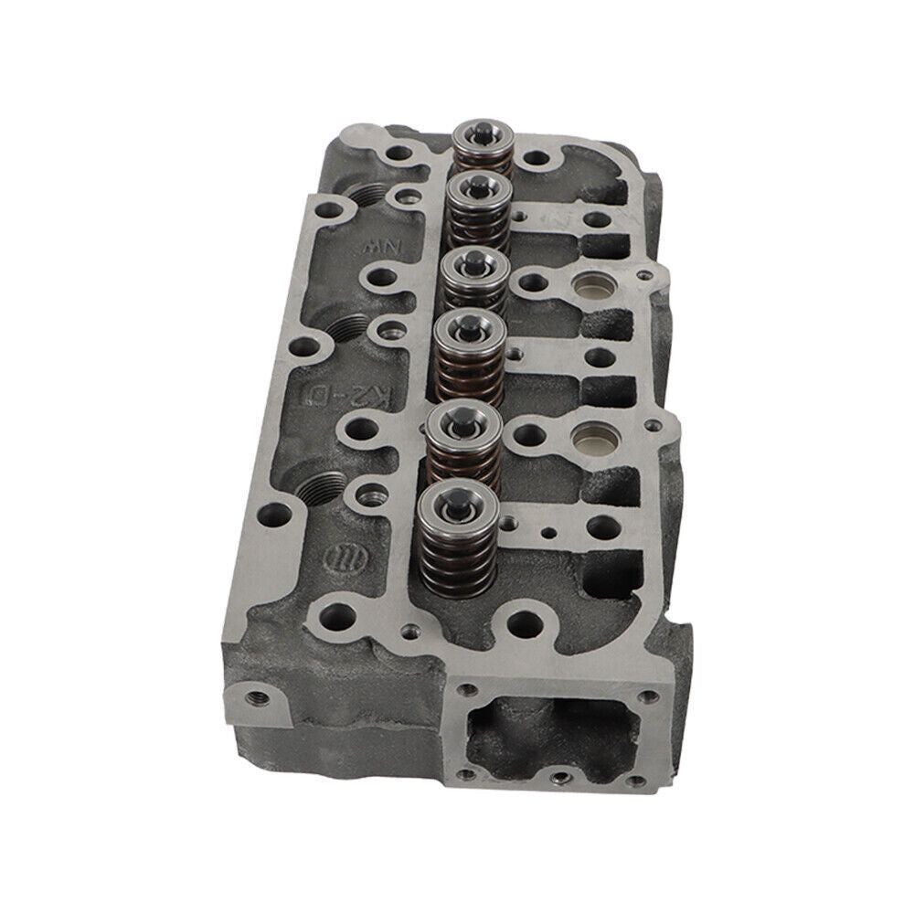 Complete Cylinder Head w/ Valves Gasket Kit For Kubota D1305 B26 FZ2400 RTV1100