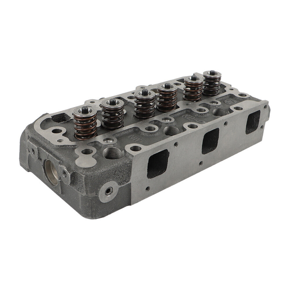 Complete Cylinder Head w/ Valves Gasket Kit For Kubota D1305 B26 FZ2400 RTV1100