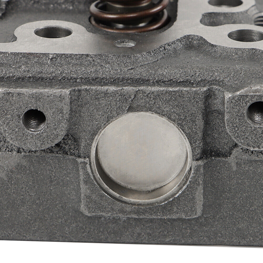 Complete Cylinder Head w/ Valves Gasket Kit For Kubota D1305 B26 FZ2400 RTV1100