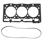 Complete Cylinder Head w/ Valves Gasket Kit For Kubota D1305 B26 FZ2400 RTV1100