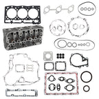 Complete Cylinder Head w/ Valves Gasket Kit For Kubota D1305 B26 FZ2400 RTV1100