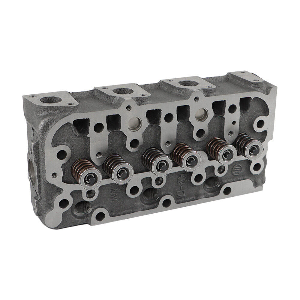 Complete Cylinder Head w/ Valves Gasket Kit For Kubota D1305 B26 FZ2400 RTV1100