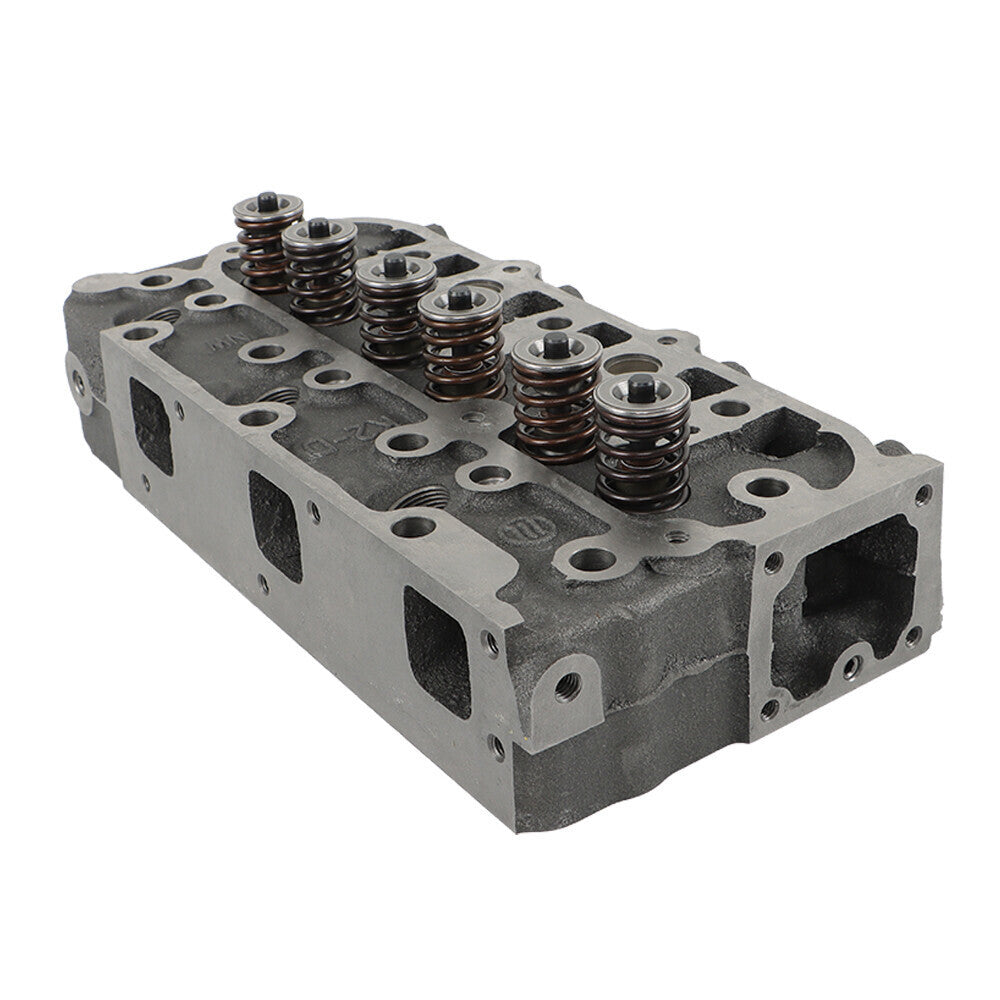 Complete Cylinder Head w/ Valves Gasket Kit For Kubota D1305 B2620 RTV1100