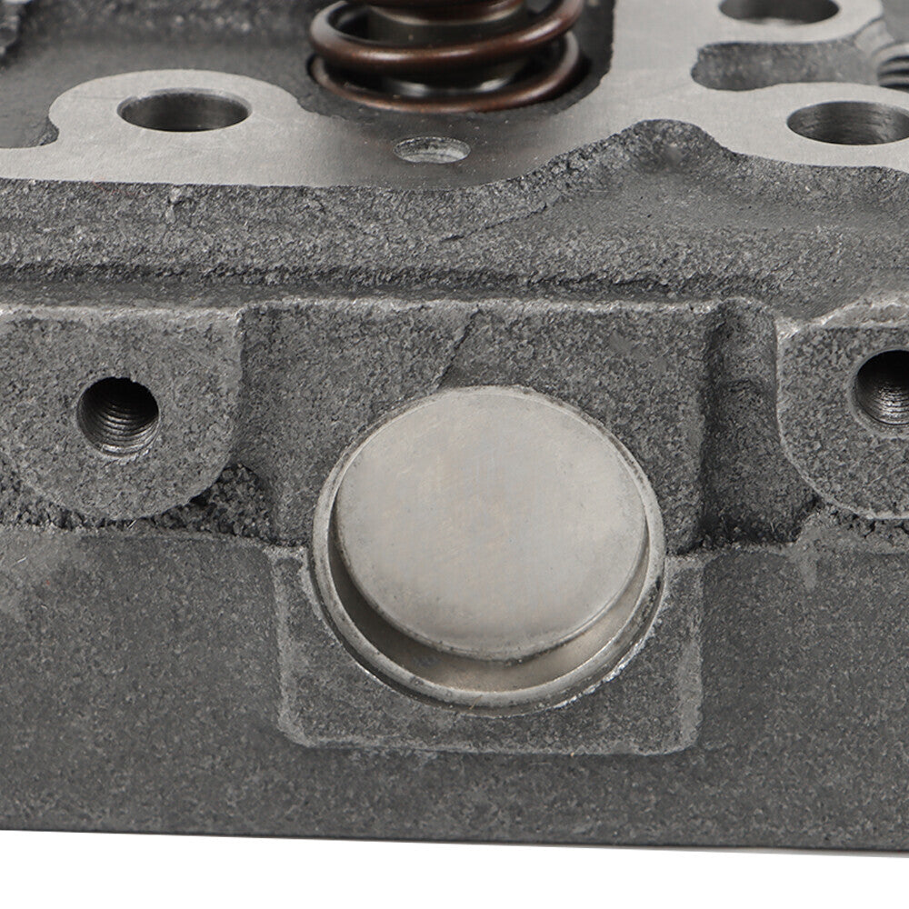Complete Cylinder Head w/ Valves Gasket Kit For Kubota D1305 B2620 RTV1100