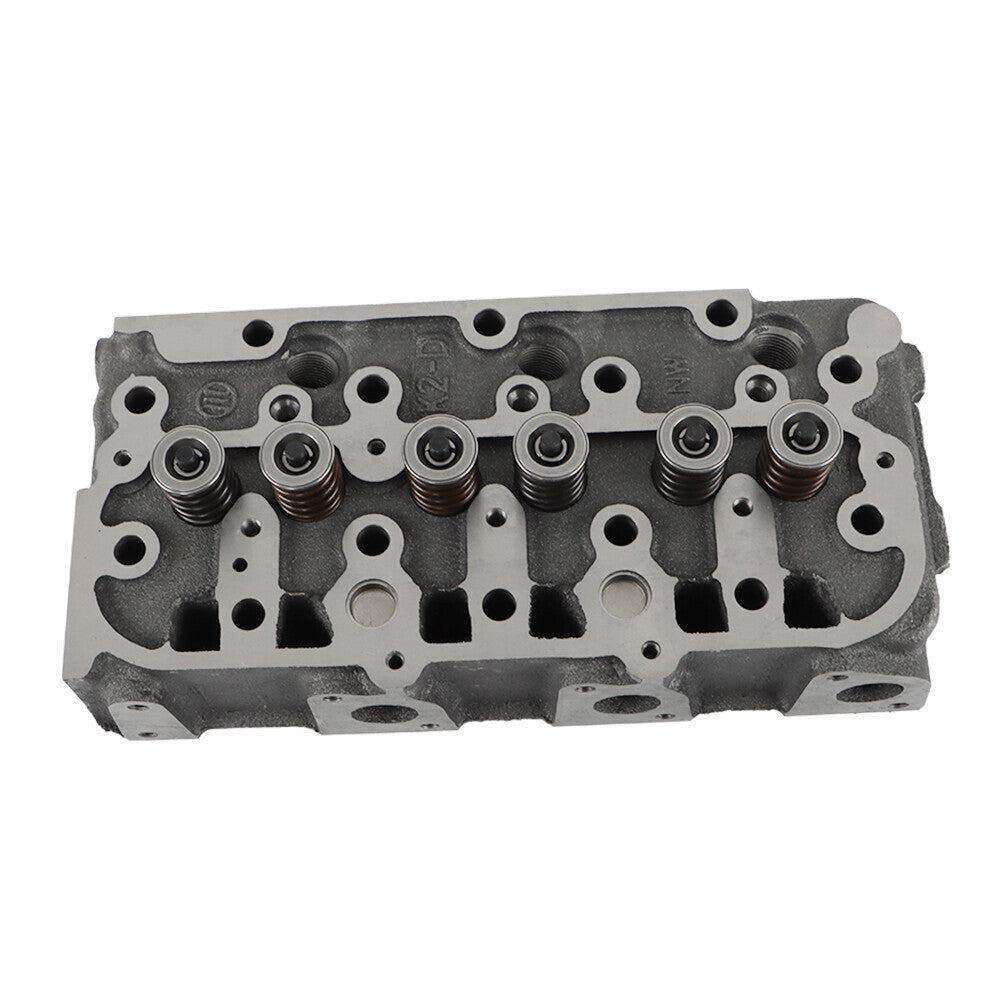 Complete Cylinder Head w/ Valves Gasket Kit For Kubota D1305 B2620 RTV1100