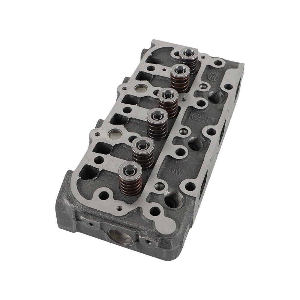 Complete Cylinder Head w/ Valves Gasket Kit For Kubota D1305 B2620 RTV1100
