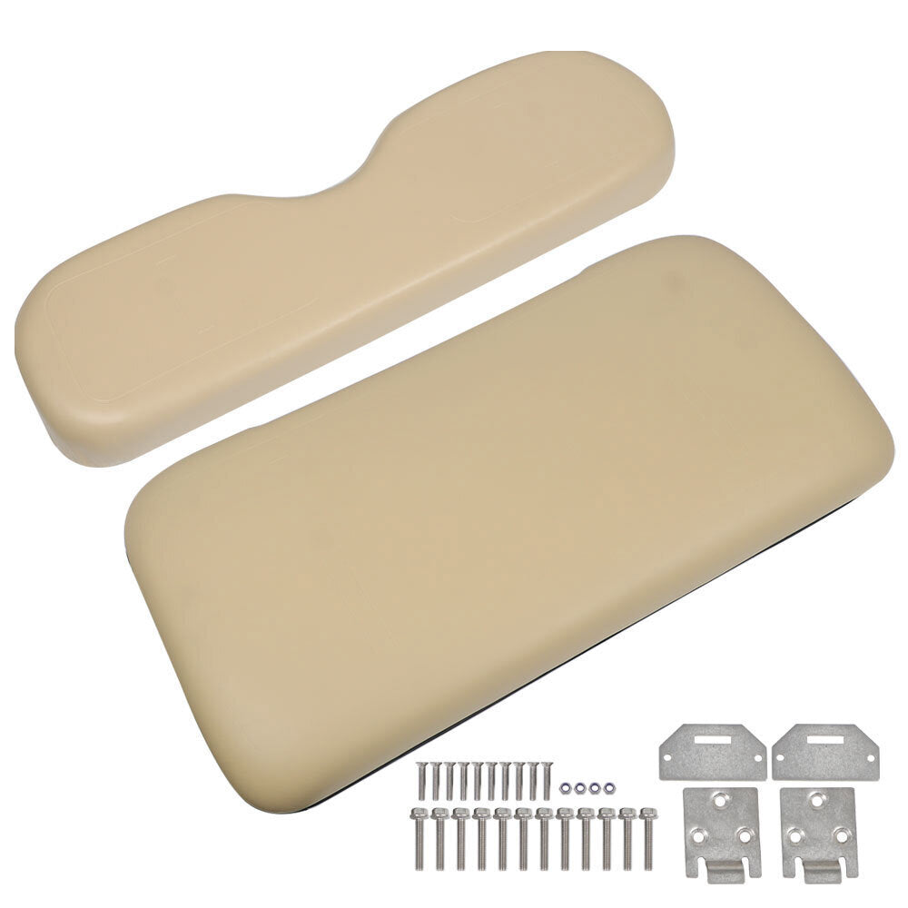 New 1994-2013 W/ Hardware Front Seat Cushion For E-Z-GO Medalist TXT Models -Tan