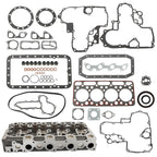 For Kubota V1902 Bobcat Complete Cylinder Head W/ Valves and Full Gasket Set