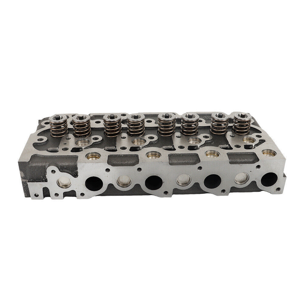 For Kubota V1902 Bobcat Complete Cylinder Head W/ Valves and Full Gasket Set