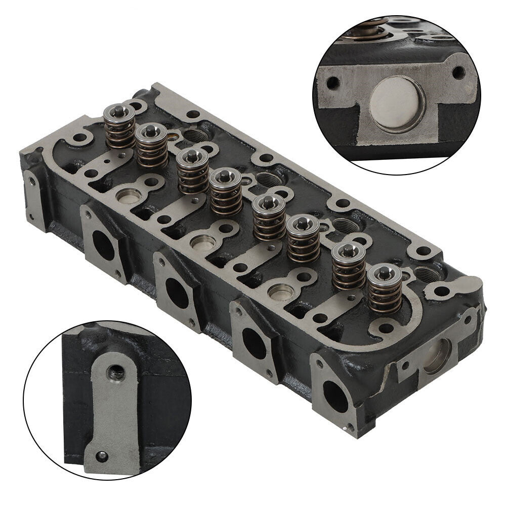 1× Complete Cylinder Head Assy+Gasket Kit For Kubota V1505 V1505D Tractor