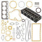 1× Complete Cylinder Head Assy+Gasket Kit For Kubota V1505 V1505D Tractor