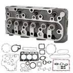 16022-0304 Complete Cylinder Head W/ Full Gasket Kit For Kubota D1105 RTV1100