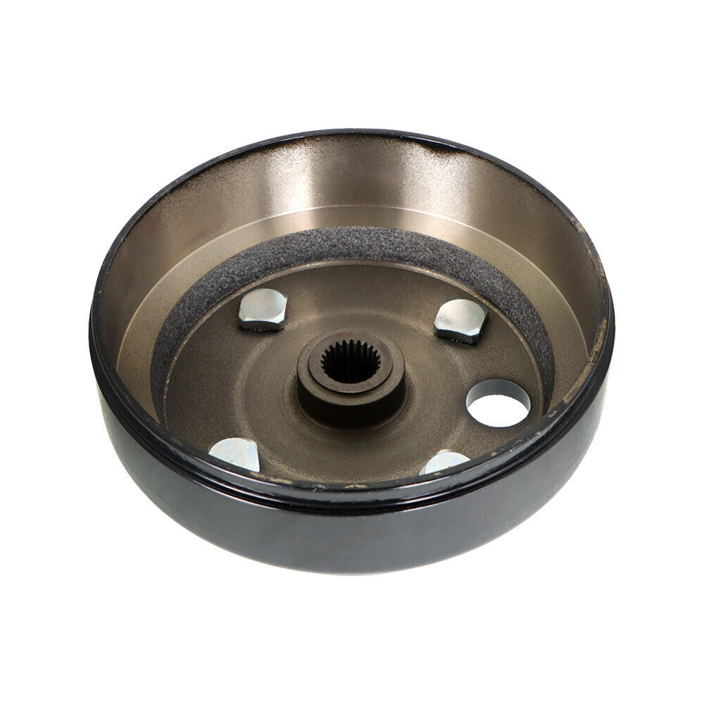 New Rear Brake hub Drums Brake Shoe Spring Kit US For EZGO TXT Golf Carts 1996+