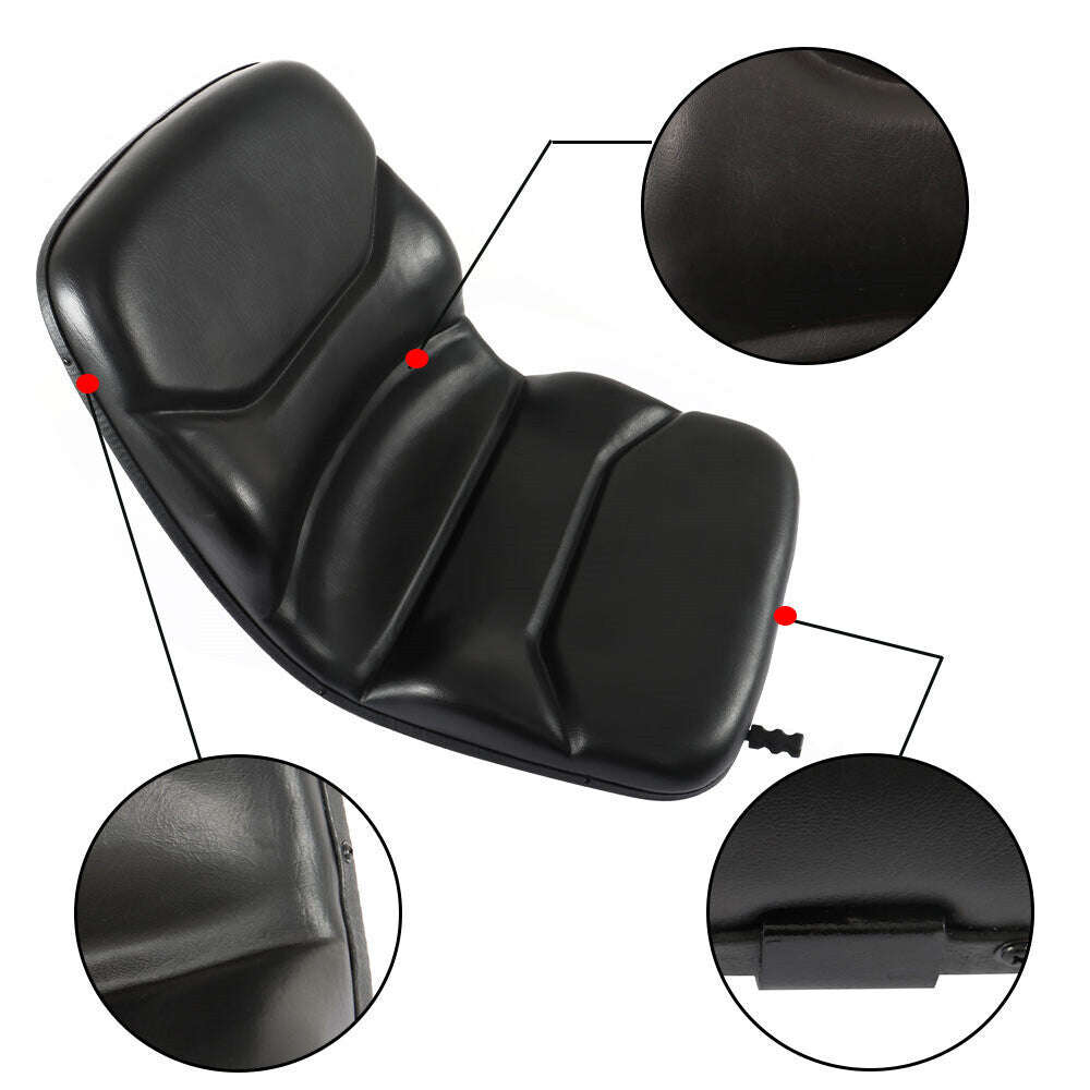 Black Seat For Case Backhoe Loader 584D 584E 585D Skid Steer Loader Forklifts