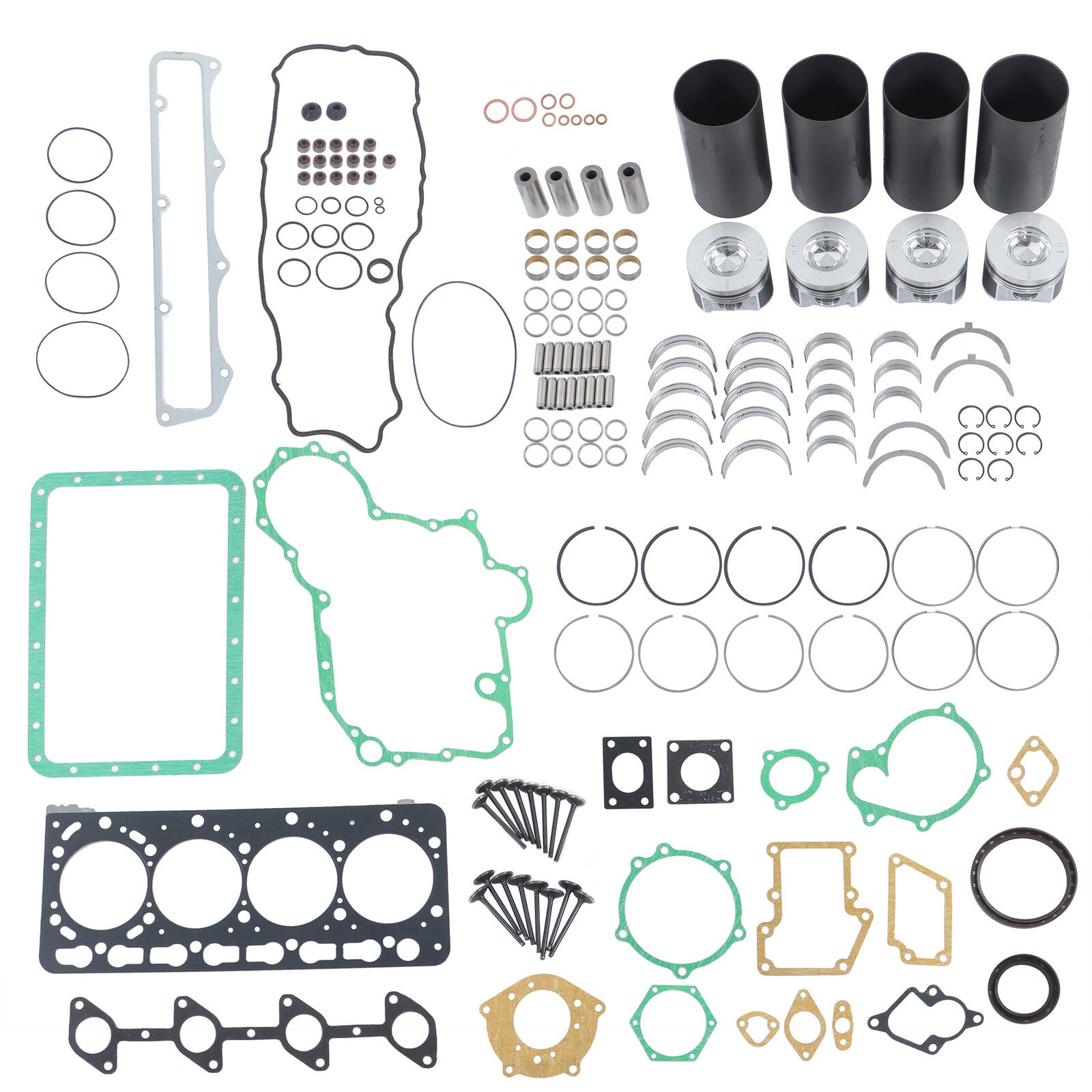 Overhaul Rebuild Kit For Kubota V3800 V3800DI-T V3800T Engine M105S