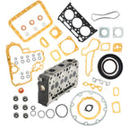Complete Cylinder Head & Gasket Assy For Kubota D1703 Bobcat 238 325 328