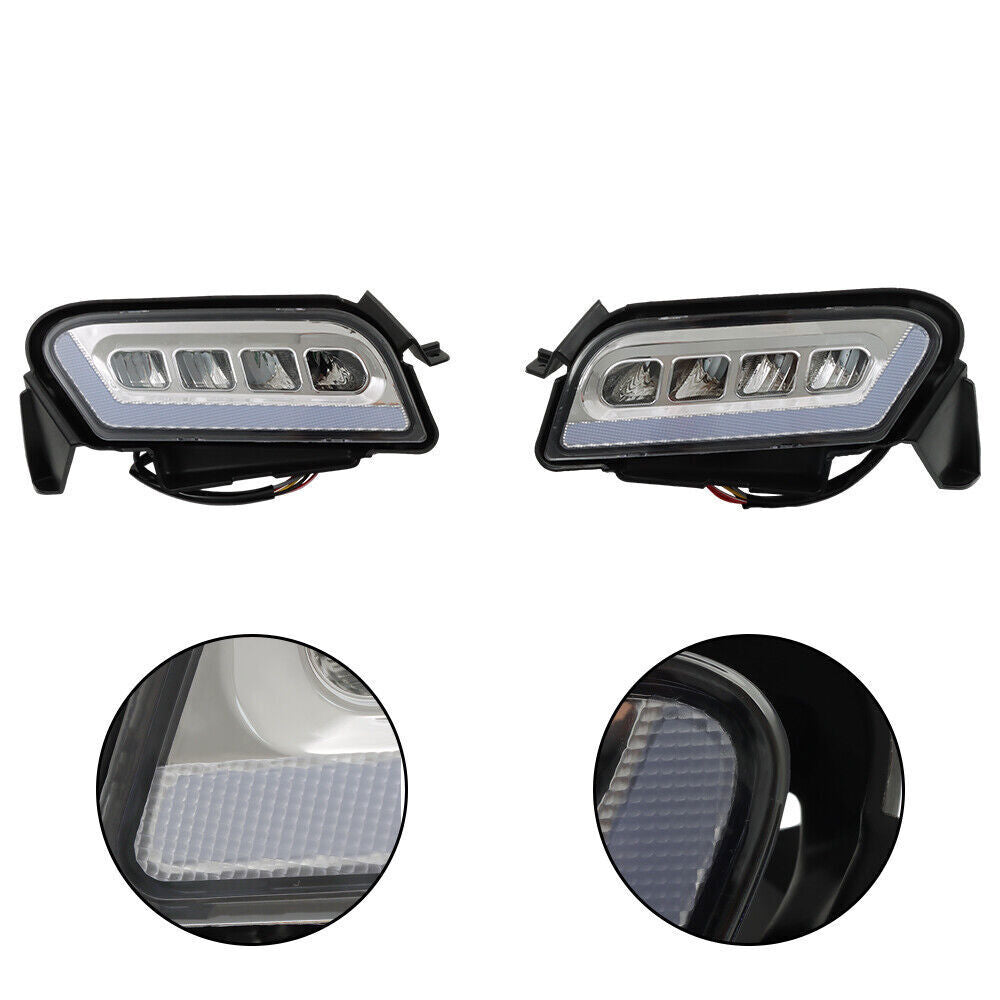 Fit For Club Car Tempo LED Headlight + Tail Light Kit 2018-+ Golf Carts