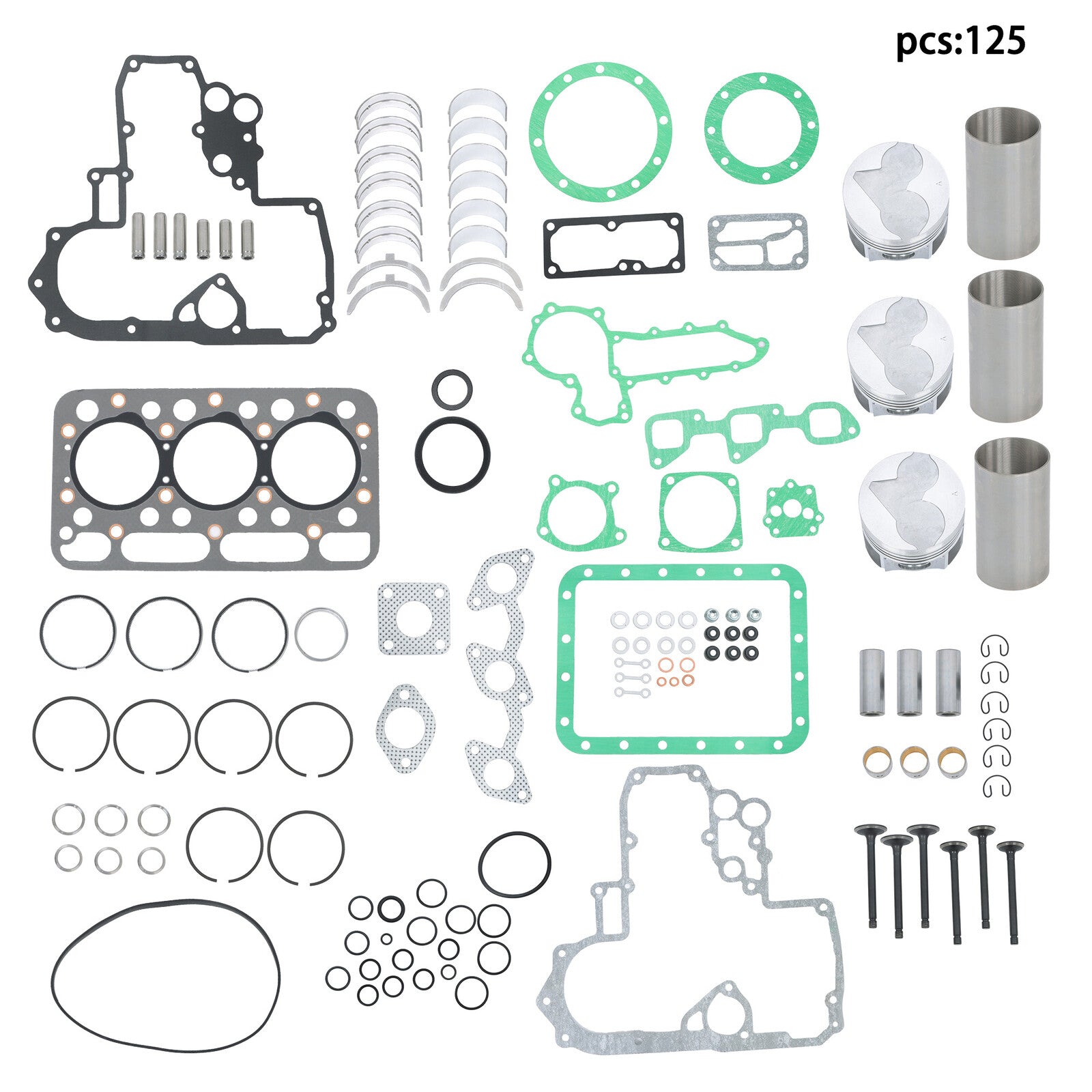 D1403 Engine Rebuild Kit For Kubota L2500 L2500DT L2500F L2600 L2600F Tractor