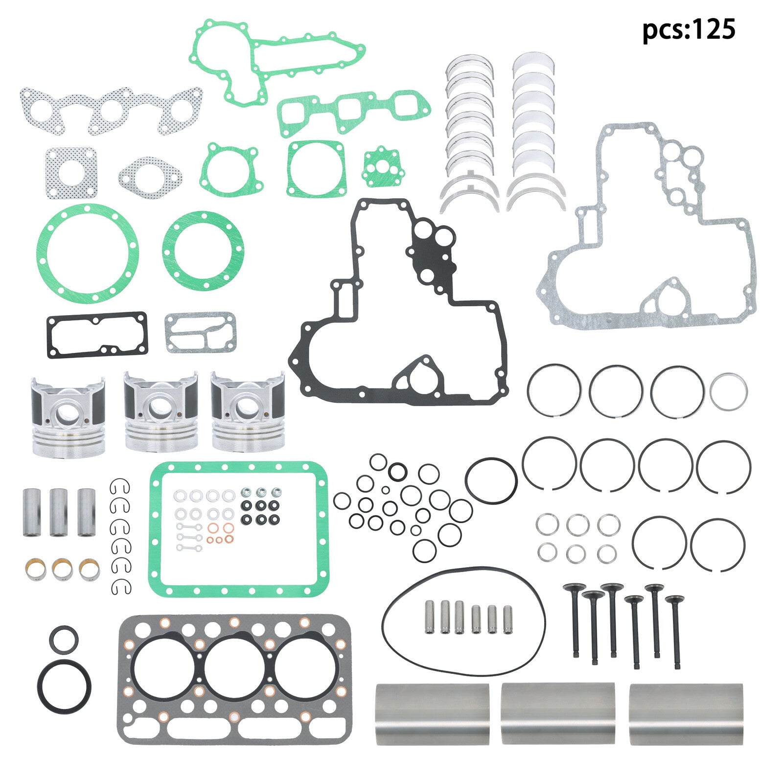 D1403 Engine Rebuild Kit For Kubota L2500 L2500DT L2500F L2600 L2600F Tractor