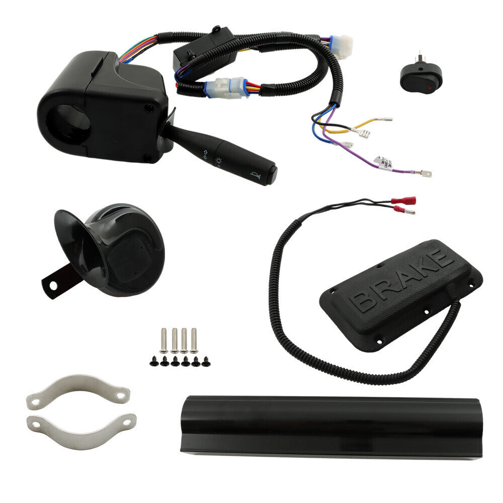 For Golf Cart LED 12V Light Turn Signal Kit With Horn Brake Hazard Light Switch