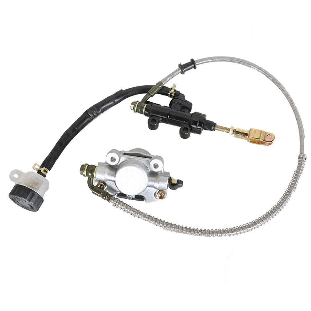 Go Kart Golf Cart ATV Caliper Master Cylinder Rear Hydraulic Brake Assembly USA
