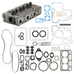 For Kubota D950 D850 Engine Complete Cylinder Head w/ Valves + Full Gasket Kit