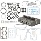 For Kubota D950 D850 Engine Complete Cylinder Head w/ Valves + Full Gasket Kit
