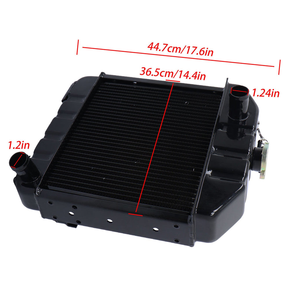 B6100,B7100 B6100HST-E & B7100HST-DT, 15553-72060 Aluminum Radiator For Kubota
