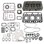 Fits For Kubota D750 Engine Complete Cylinder Head Assy & Full Gasket Kit