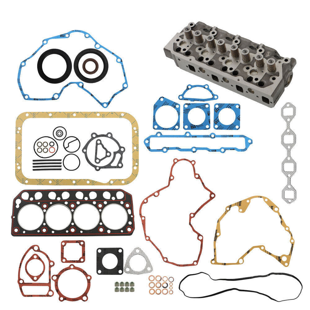 For Mitsubishi S4L S4L2 Engine Complete Cylinder Head Assy & Full Gasket Set