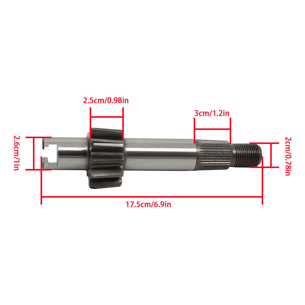 For Ford Kubota Mitsubishi 38180-16120 67453-00111 Steering Sector Shaft