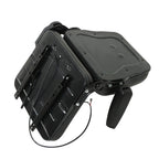 Universal Forklift Seat PVC Tractor Seat Foldable W/ Armrests & Safety Switch